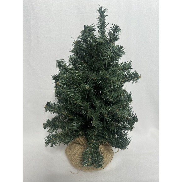 Mini Christmas Tree Burlap Bottom Boho Personal - Picture 3 of 5